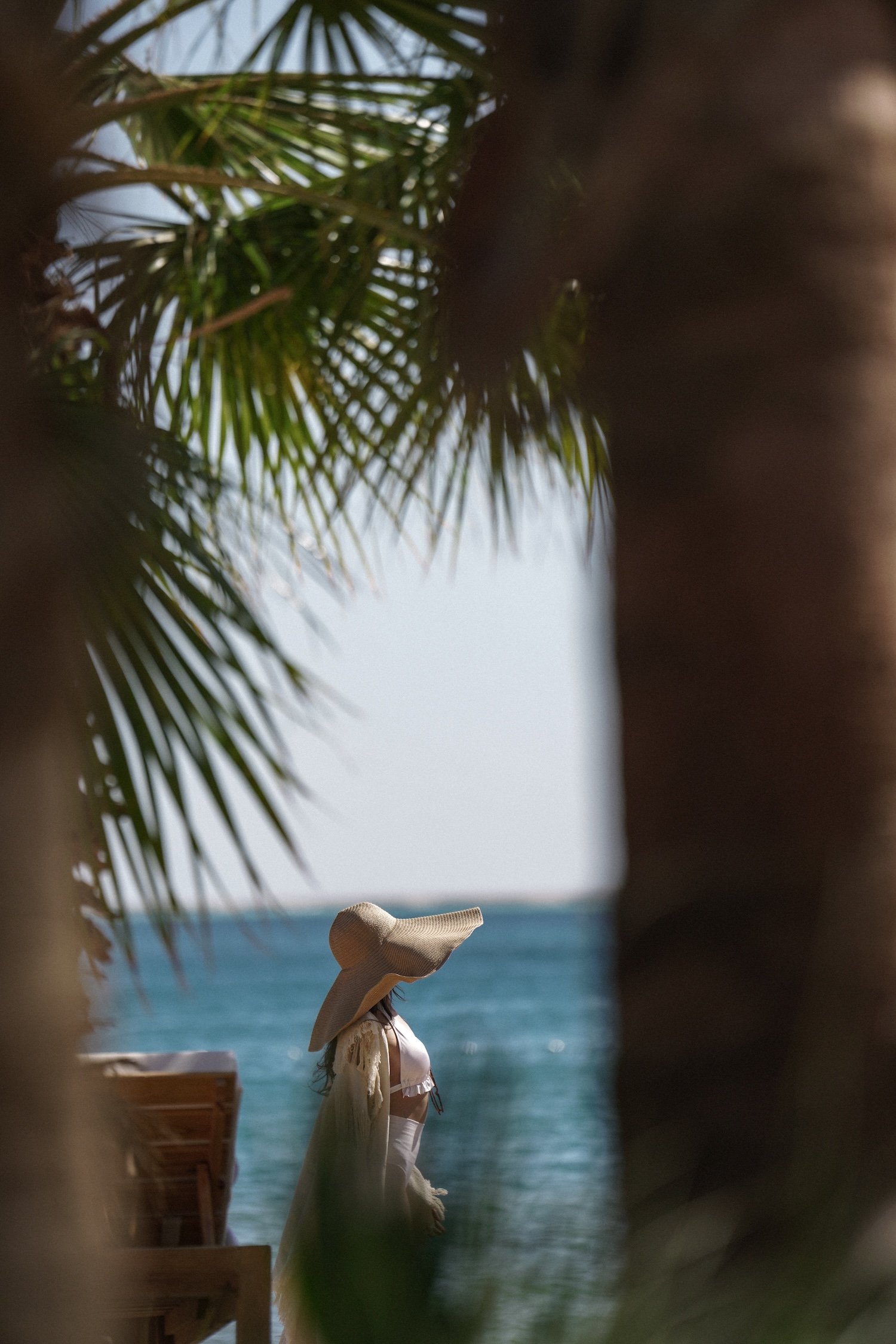 Private beach