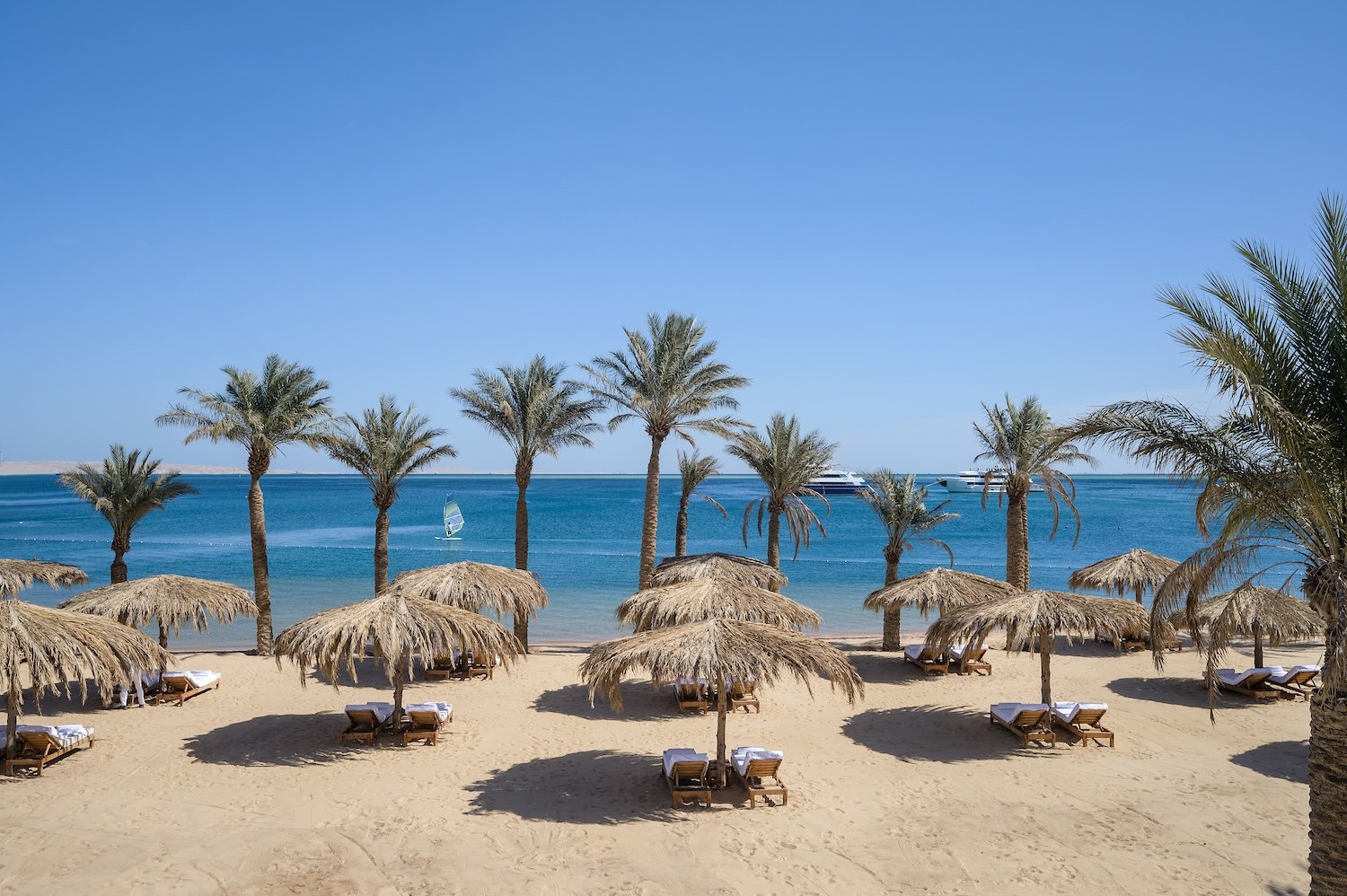 Private beach
